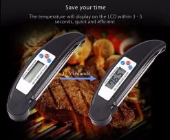 Gohh Digitale Vleesthermometer - Kookthermometer - Suikerthermometer - Inklapbare Sonde - BBQ Thermometer - LCD Scherm - Meter Tot 300 °C - Zwart -Bol Waterkoker Winkel 1200x990 1