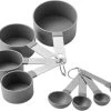Merkloos SwissBex Maatbeker Set - Maatlepel - Wegen & Meten - 8 Delig - Kleur Grijs -Bol Waterkoker Winkel 1200x991