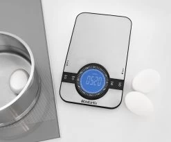 Brabantia Profile Keukenweegschaal - Rechthoekig - Met Kookwekker - RVS -Bol Waterkoker Winkel 1200x997