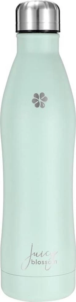 Juicy Blossom Drinkfles - 500ml - Roestvrij Staal - Stainless Steel Bottle - Waterfles - Drinkfles - Thermosfles (Muntgrijs) -Bol Waterkoker Winkel 302x1200 1