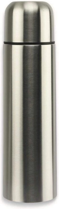 Excellent Basis Thermoskan | Isolatiekan Bullet 0.75 Ltr | Roestvrijstale Drinkbeker | Zilver -Bol Waterkoker Winkel 341x1200