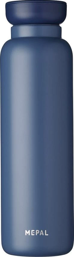 Mepal – Isoleerfles Ellipse 900 Ml – Houdt Je Drankje 12 Uur Warm En 24 Uur Koud – Nordic Denim – Geschikt Voor Bruiswater – Thermosfles – Lekdicht