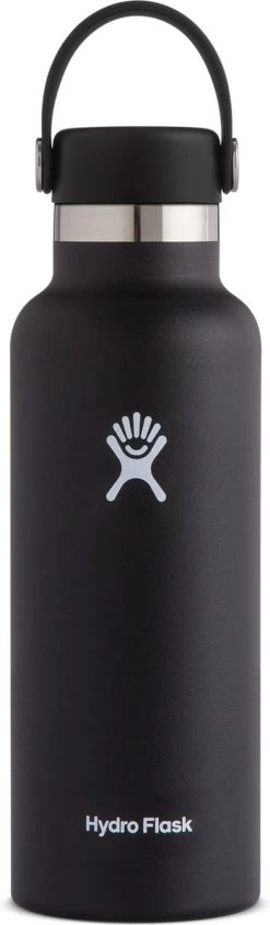 Hydro Flask Standard Mouth Flex Cap Drinkfles (532 Ml) - Zwart -Bol Waterkoker Winkel 351x1200 1