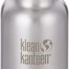 Klean Kanteen RVS Drinkfles 532ml Brushed Stainless (w/Bamboo Loop Cap)