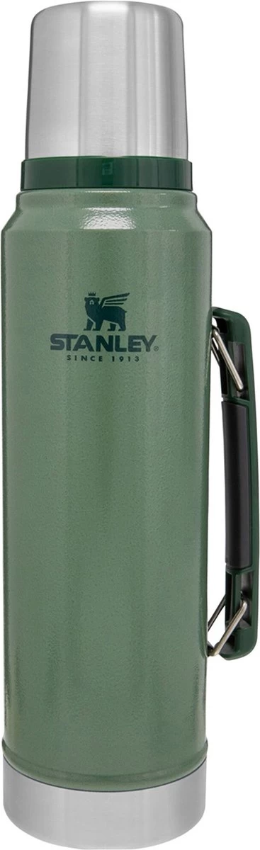 Stanley The Legendary Classic Bottle 1,00L - thermosfles - Hammertone Green Stanley The Legendary Classic Bottle 1,00L - Thermosfles - Hammertone Green -Bol Waterkoker Winkel