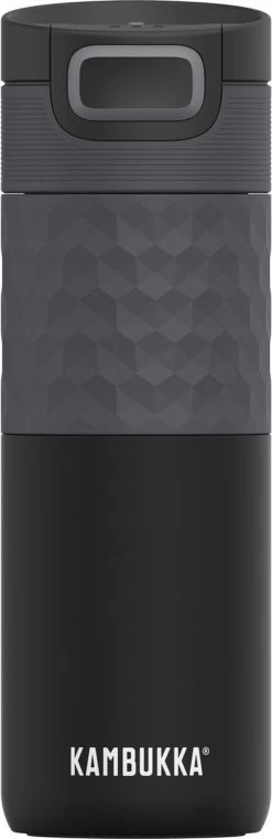 Kambukka Etna Grip Thermosbeker 500 Ml - Makkelijk Reinigen - Lekvrije Koffiebeker - Zwart -Bol Waterkoker Winkel 390x1200