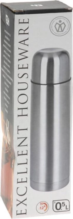 Merkloos Excellent Houseware Bullet Isolatiekan - 0,5 L - RVS -Bol Waterkoker Winkel 401x1200