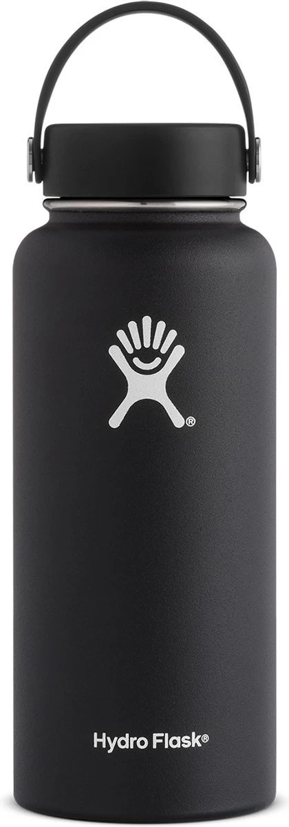 Hydro Flask Wide Mouth Flex Cap Drinkfles (946 ml) - Zwart Hydro Flask Wide Mouth Flex Cap Drinkfles (946 Ml) - Zwart -Bol Waterkoker Winkel