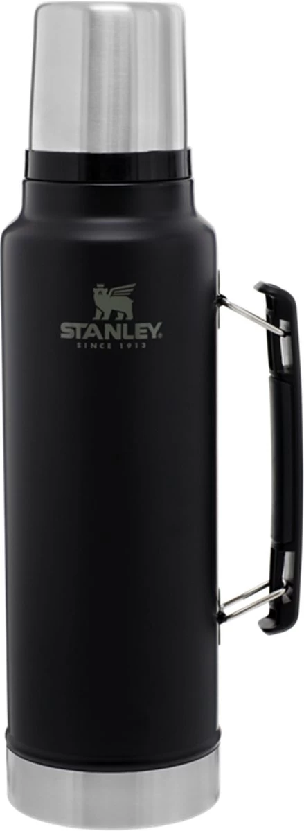 Stanley The Legendary Classic Bottle 1,00L - thermosfles - Matte Black Stanley The Legendary Classic Bottle 1,00L - Thermosfles - Matte Black -Bol Waterkoker Winkel 439x1200 1