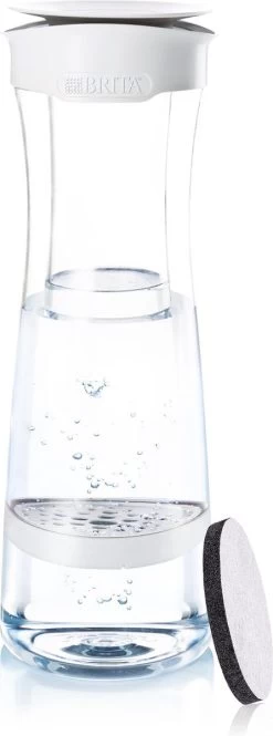 BRITA - Fill&Serve Waterfilterkaraf - 1,3L - Wit Grafiet - Inclusief 1 MicroDisc Waterfilter -Bol Waterkoker Winkel 446x1200