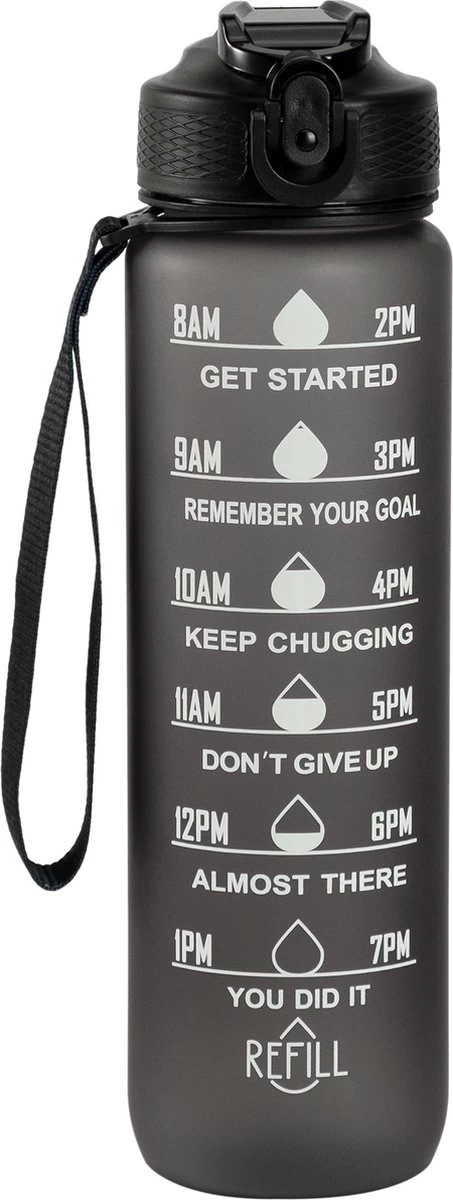 Personal Connected Motivatie Waterfles | Motiverende Drinkfles met Tijdmarkering | Drinkbeker met Rietje | Bidon Volwassenen | 1 Liter Personal Connected Motivatie Waterfles | Motiverende Drinkfles Met Tijdmarkering | Drinkbeker Met Rietje | Bidon Volwassenen | 1 Liter -Bol Waterkoker Winkel 453x1200 3