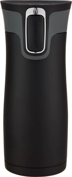 Contigo Westloop Drinkfles - Matte Black - 470ml - Zwart
