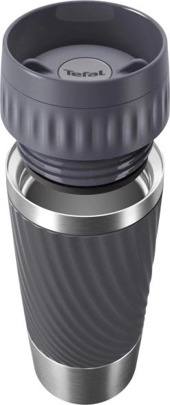 Tefal Travel Mug Easy Twist Thermobeker - Antraciet - 0,36 Liter -Bol Waterkoker Winkel 504x1200