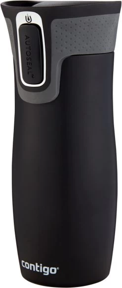 Contigo Westloop Drinkfles - Matte Black - 470ml - Zwart -Bol Waterkoker Winkel 510x1200