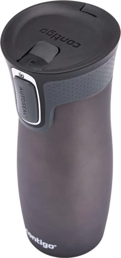 Contigo Westloop Thermosbeker – Autoseal - 470ml - Gunmetal Grey -Bol Waterkoker Winkel 566x1200