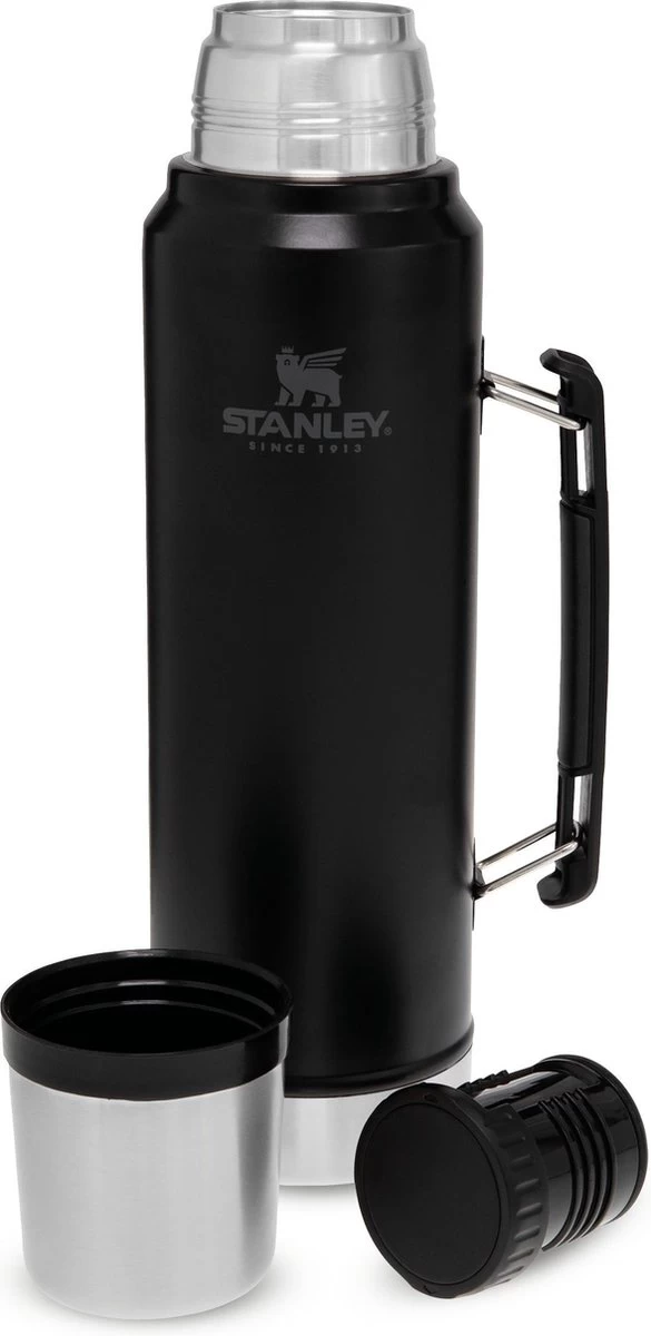 Stanley The Legendary Classic Bottle 1,00L - thermosfles - Matte Black Stanley The Legendary Classic Bottle 1,00L - Thermosfles - Matte Black -Bol Waterkoker Winkel 585x1200 1