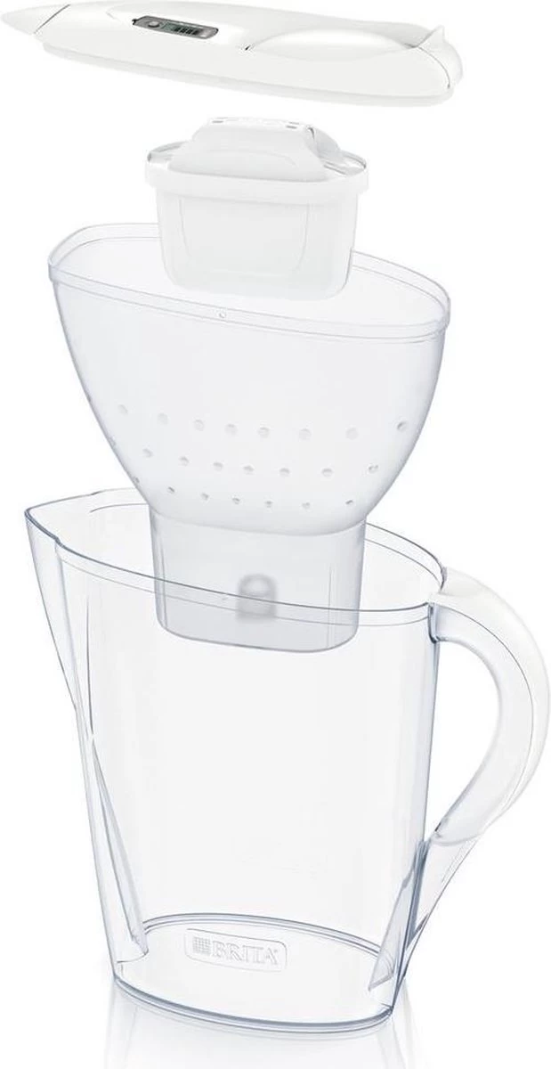 BRITA - Waterfilterkan Marella Cool - Wit - 2,4L + 12 MAXTRA+ Waterfilterpatronen BRITA - Waterfilterkan Marella Cool - Wit - 2,4L + 12 MAXTRA+ Waterfilterpatronen -Bol Waterkoker Winkel