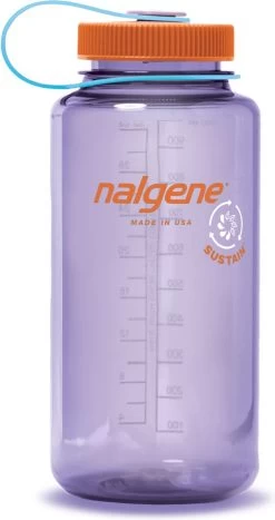 Nalgene Wide-Mouth Bottle - Drinkfles - 32oz - BPA Free - SUSTAIN - Amethyst
