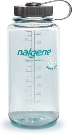 Nalgene Sustain Wide Mouth 1000ml - Drinkfles - Seafoam Sustain