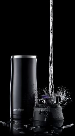 Contigo Westloop Drinkfles - Matte Black - 470ml - Zwart -Bol Waterkoker Winkel 662x1200