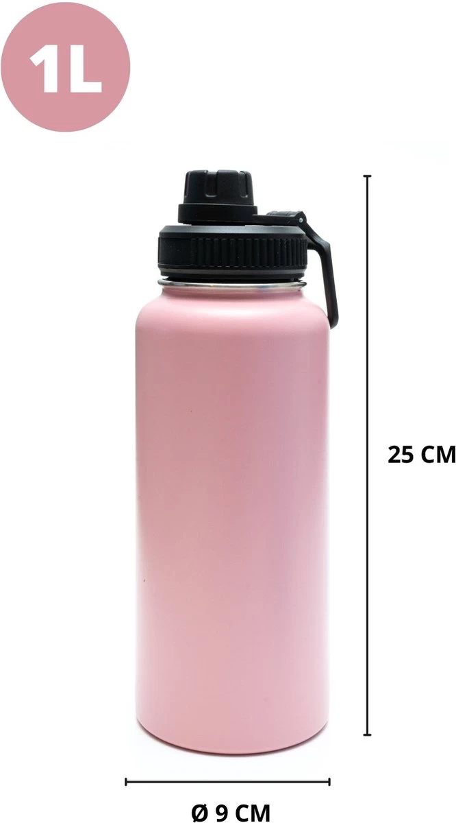 Thermosfles - Pastel Pink - 1 Liter - Extra Dop Met Rietje & Drinktuit - Thermosflessen - Isoleerfles - BPA vrij - Lekvrij - Thermosfles 1 liter - Isoleerfles 1 liter - Thermoskan - Isoleerbeker - Thermosbeker Thermosfles - Pastel Pink - 1 Liter - Extra Dop Met Rietje & Drinktuit - Thermosflessen - Isoleerfles - BPA Vrij - Lekvrij - Thermosfles 1 Liter - Isoleerfles 1 Liter - Thermoskan - Isoleerbeker - Thermosbeker -Bol Waterkoker Winkel