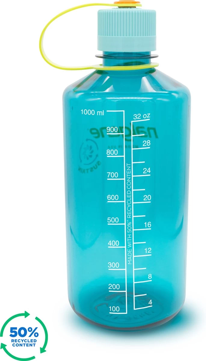 Nalgene Narrow-Mouth Bottle - drinkfles - 32oz - BPA free - SUSTAIN - Cerulean Nalgene Narrow-Mouth Bottle - Drinkfles - 32oz - BPA Free - SUSTAIN - Cerulean -Bol Waterkoker Winkel 685x1200 2