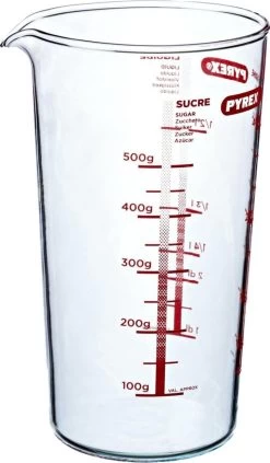 Litermaat, 0,5 Liter - Pyrex | Classic Prepware 5 Litermaat, 0,5 Liter - Pyrex | Classic Prepware -Bol Waterkoker Winkel 700x1200