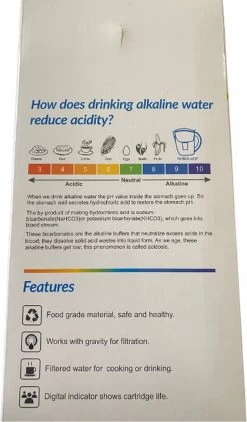 Alkaline WaterFilterkan - AlkaKan Voor Alkalisch/ Basisch Water | Met GRATIS PH-testpapier -Bol Waterkoker Winkel 703x1200