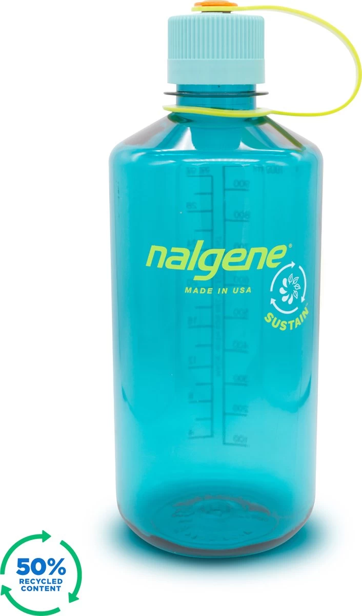 Nalgene Narrow-Mouth Bottle - drinkfles - 32oz - BPA free - SUSTAIN - Cerulean Nalgene Narrow-Mouth Bottle - Drinkfles - 32oz - BPA Free - SUSTAIN - Cerulean -Bol Waterkoker Winkel 706x1200 1