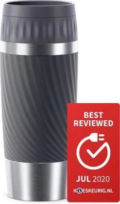 Tefal Travel Mug Easy Twist Thermobeker - Antraciet - 0,36 Liter -Bol Waterkoker Winkel 708x1200