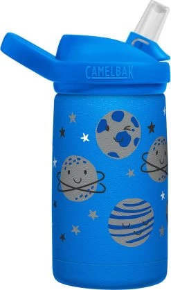 CamelBak Eddy+ Kids SST Vacuum Insulated - Isolatie Drinkfles - 350 Ml - Blauw (Space Smiles)