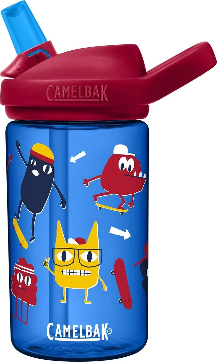 CamelBak Eddy+ Kids - Drinkfles - 400 ml - Blauw (Skate Monsters) CamelBak Eddy+ Kids - Drinkfles - 400 Ml - Blauw (Skate Monsters) -Bol Waterkoker Winkel 719x1200 1