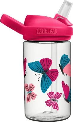 CamelBak Eddy+ Kids - Drinkfles - 400 Ml - Transparant (Colorblock Butterflies) -Bol Waterkoker Winkel 719x1200 3