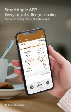 Smart Nutrition Scale - Keukenweegschaal - Digitaal & Bluetooth - APP Voor Android En IOS - Maximum Capaciteit 5 KG -Bol Waterkoker Winkel 766x1200 2