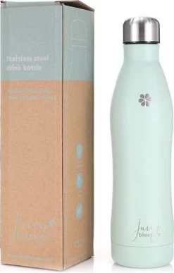 Juicy Blossom Drinkfles - 500ml - Roestvrij Staal - Stainless Steel Bottle - Waterfles - Drinkfles - Thermosfles (Muntgrijs) -Bol Waterkoker Winkel 766x1200 3