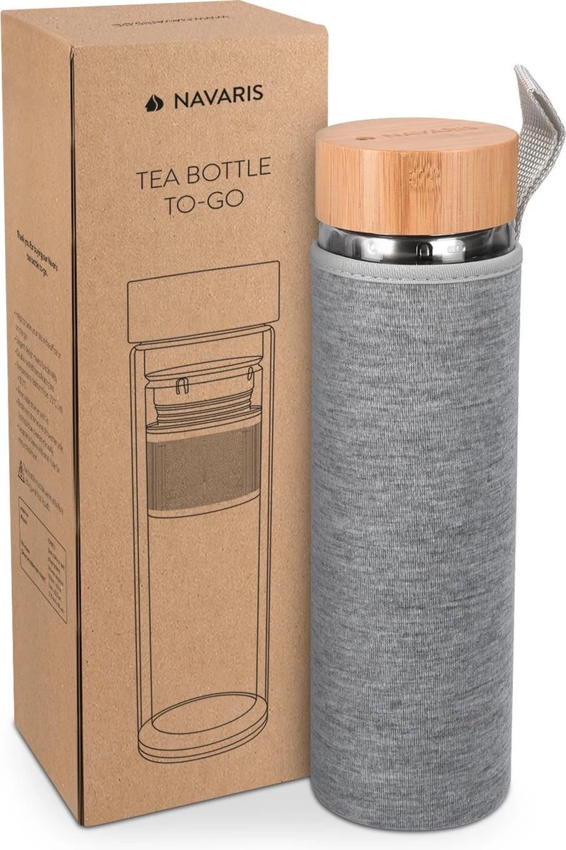 Navaris glazen theefles met filter - 500 ml - Waterfles van glas - Dubbelwandige drinkfles - Fles met bamboe dop, thee infuser en hoes Navaris Glazen Theefles Met Filter - 500 Ml - Waterfles Van Glas - Dubbelwandige Drinkfles - Fles Met Bamboe Dop, Thee Infuser En Hoes -Bol Waterkoker Winkel 799x1200 15