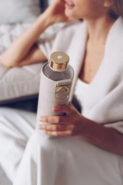 Equa Glazen Waterfles 750 Ml Mismatch Met Hoes - Beige -Bol Waterkoker Winkel 800x1200 36