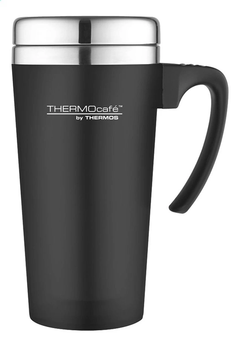Thermos Soft Touch Travel MUG Zwart 420 ml Thermos Soft Touch Travel MUG Zwart 420 Ml -Bol Waterkoker Winkel 828x1200 1