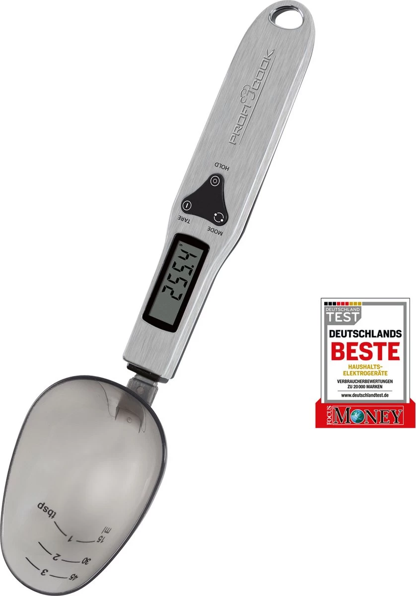Profi Cook PC-LW 1214 Lepelweegschaal Digitaal Weegbereik (max.): 300 g RVS Profi Cook PC-LW 1214 Lepelweegschaal Digitaal Weegbereik (max.): 300 G RVS -Bol Waterkoker Winkel 838x1200 4