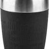 Tefal Travel Mug Thermobeker - 200 Ml - RVS/Zwart -Bol Waterkoker Winkel 844x1200