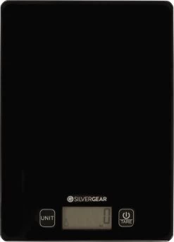Silvergear Digitale Keukenweegschaal – Zwart – LCD Scherm -Bol Waterkoker Winkel 866x1200 2