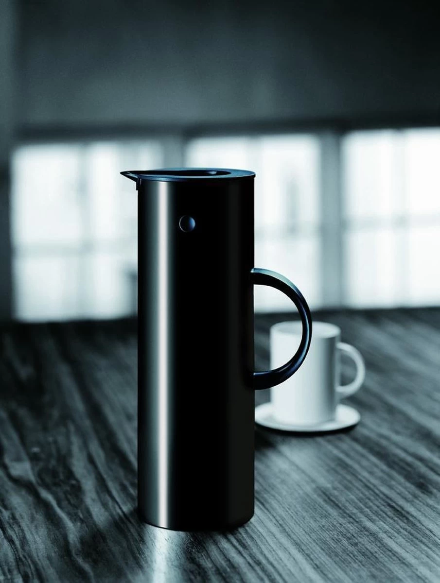 Stelton Thermoskan - 1 l - Zwart Stelton Thermoskan - 1 L - Zwart -Bol Waterkoker Winkel