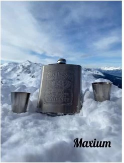 Merkloos Maxium Jack Daniels Heupfles - Zilver - RVS - Drankfles - Flacon - Zakfles - Zakflacon - Drankflacon - Heupfles - Veldfles - Incl. Trechter En Bekertjes -Bol Waterkoker Winkel 911x1200