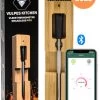 Vulpes Kitchen® Vleesthermometer Pro - Draadloos - Bluetooth & App - 2 In 1 Oventhermometer - RVS & Fast Charger - 30 Meter -Bol Waterkoker Winkel 912x1200