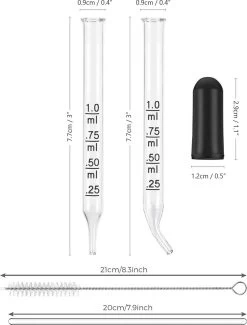 20 Delig - Glazen Pipet Set - 1ml - Druppelaar - Inclusief RVS Schoonmaak Borstels En Glazen Roerstaaf - Met Rubberen Dop - Voor Het Overbrengen Van Vloeistoffen - Demontabel - Wasbaar - Herbruikbaar -Bol Waterkoker Winkel 913x1200 2