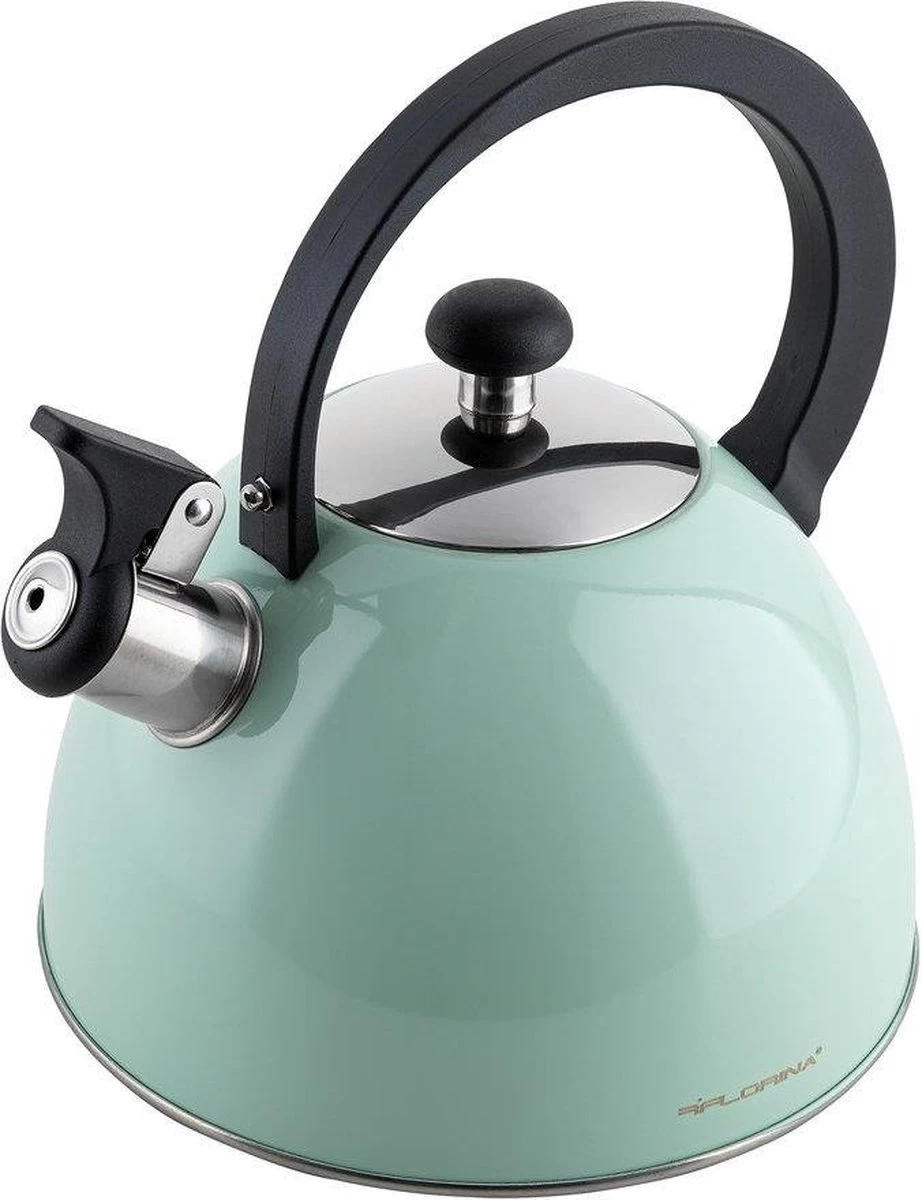 Florina Brillo fluitketel 2,5L voor alle warmtebronnen - Waterketel - Mint groen Florina Brillo Fluitketel 2,5L Voor Alle Warmtebronnen - Waterketel - Mint Groen -Bol Waterkoker Winkel 922x1200 1