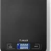 Timar Precisie Keukenweegschaal Digitaal - Keuken Weegschaal K1H - Tarra Functie - Lcd-Scherm - Antislip - 1 Gr Tot 5 Kg – Inclusief Batterijen - Zwart -Bol Waterkoker Winkel 924x1200