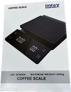 IMTEX - Keukenweegschaal - Koffie Scale - Met Timer - LED Scherm - 3000 Gram - 3 Kilo - Zwart 7 IMTEX - Keukenweegschaal - Koffie Scale - Met Timer - LED Scherm - 3000 Gram - 3 Kilo - Zwart -Bol Waterkoker Winkel 931x1200 2