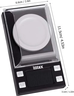 Imtex Precisieweegschaal 50 G / 0,001 Gram - Milligram-Weegschaal - Zakweegschaal - Laboratoriumweegschaal Met LCD-Display - Brievenweegschaal - Professionele Digitale Weegschaal - Goudweegschaal - Zwart -Bol Waterkoker Winkel 931x1200 3