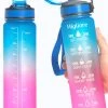 Migliore Drinkfles – Luxe Drinkfles Met Rietje – Waterfles 1 Liter – Water Bottle – Motivatie Waterfles Met Tijdmarkeringen, Ook In 600 Ml En 2 Liter -Bol Waterkoker Winkel 945x1200